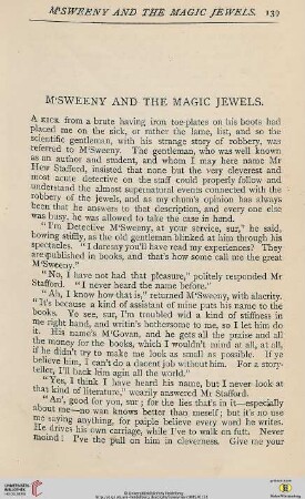 M´sweeny and the magic jewels