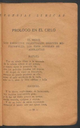 Prólogo en el cielo
