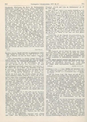 304-307 [Rezension] Lohmeyer, Ernst, Galiläa und Jerusalem