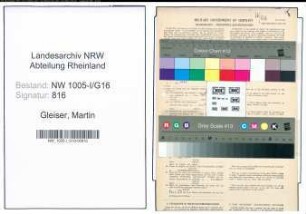 Entnazifizierung Martin Gleiser , geb. 10.01.1897 (Angestellter)
