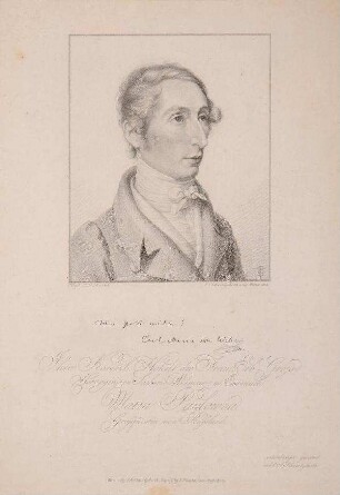 Bildnis von Carl Maria von Weber (1786-1826)