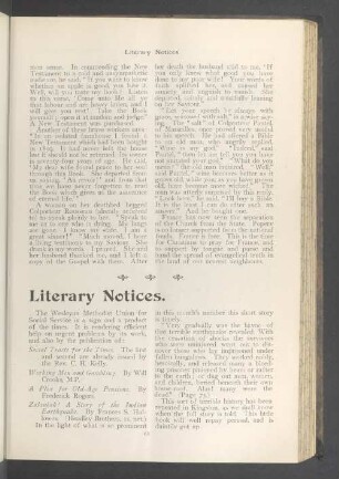 Literary notices