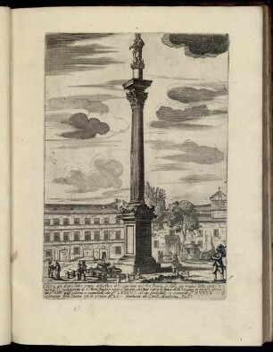 Colonna gia dentro l'atico tempio della Pace di Vespasiano [...]