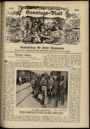 Ausgabe vom Sonntag, den 01. Oktober 1916.