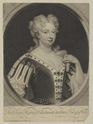 Bildnis der Wilhelmina Charlotta of Wales