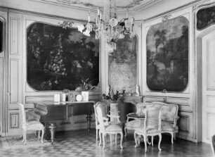 Schloss Pillnitz, Wasserpalais, Inneres, Raumansicht