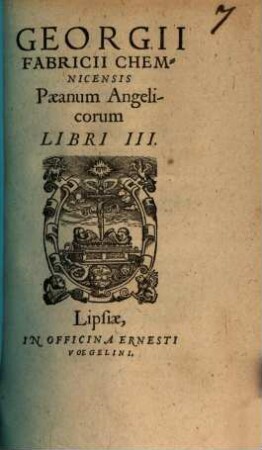 Paeanum angelicorum libri III