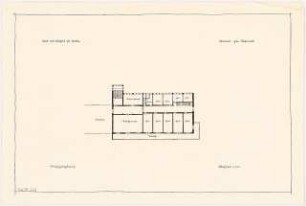 Boots- und Klubhaus Monatskonkurrenz November 1931: Grundriss Obergeschoss 1.200