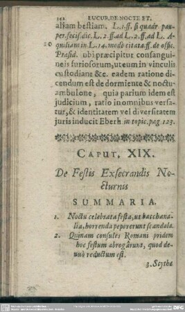 Caput. XIX. De Festis Exsecrandis Nocturnis