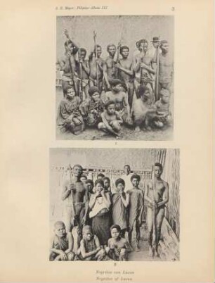 3. Negritos von Luzon = Negritos of Luzon
