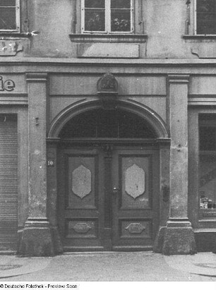 Bautzen, Innere Lauenstraße 10. Wohnhaus (um 1720). Eingangsportal