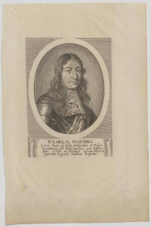 Bildnis des Wilhelmus Iosephus de Gent