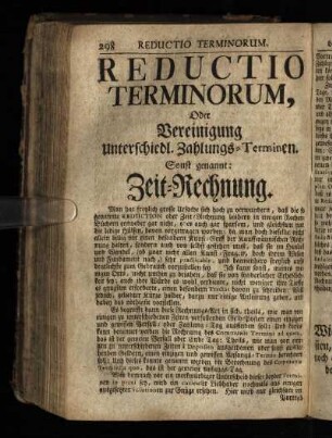 Reductio Terminorum