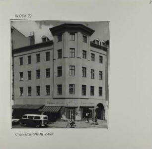 Fotografie: Oranienstr. 18, um 1981