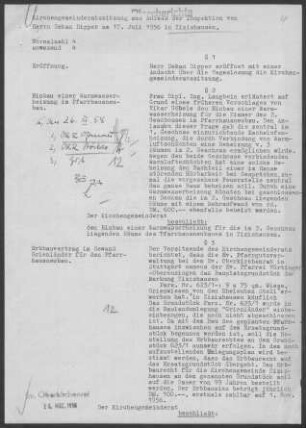 Zizishausen und Oberensingen: Inspektion 1956