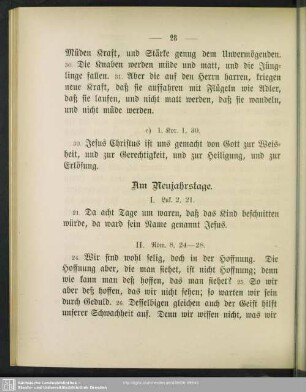 Am Neujahrstage