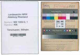 Entnazifizierung Wilhelm Terschueren , geb. 11.10.1890 (Haendler)