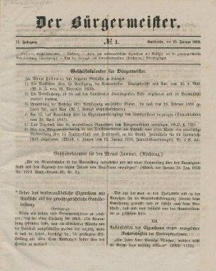 15. Januar-15. Dezember = No. 1-36