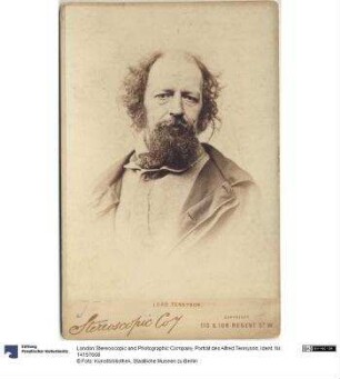 Porträt des Alfred Tennyson