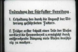 Schulungsmaterial/Lehrmittel: Filmband Fütterung/Gärfutter