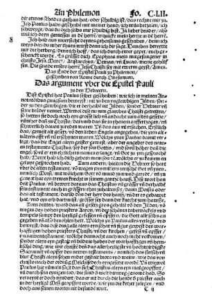 Das argument uber die Epistel Pauli zu den Hebreern