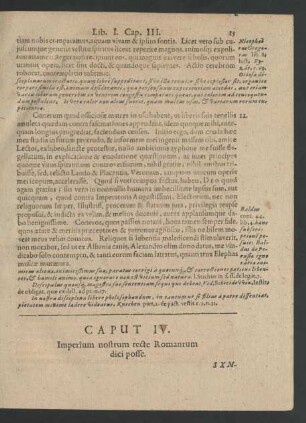 Caput IV. Imperium nostrum recte Romanrum dici posse.