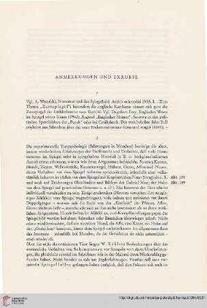 Anmerkungen und Exkurse