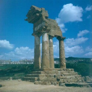 Sizilien. Agrigent. Dioskurentempel (5. Jhd. v. Chr.)