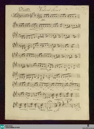 Aesop in Lydien. Excerpts - Don Mus.Ms. 1115|b : KWV 1108