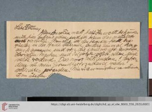 Briefe: Brief von Elfriede Lohse-Wächtler an Sidonie Wächtler und Gustav Adolf Wächtler