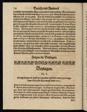 74-88, Beylagen und Notae