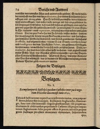 74-88, Beylagen und Notae