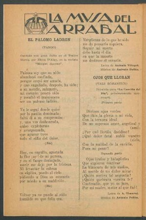 La musa del arrabal