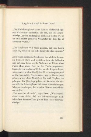 England und Schottland