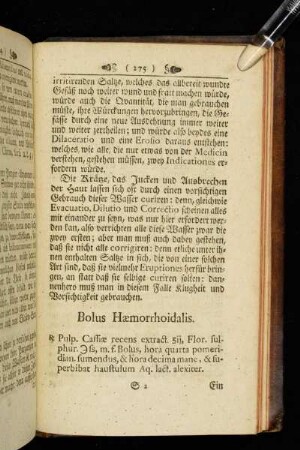 Bolus Hæmorrhoidalis.