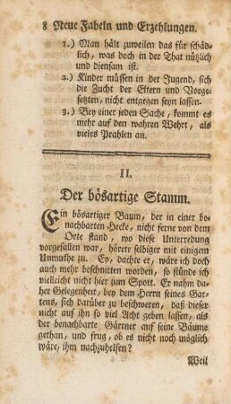 II. Der bösartige Stamm