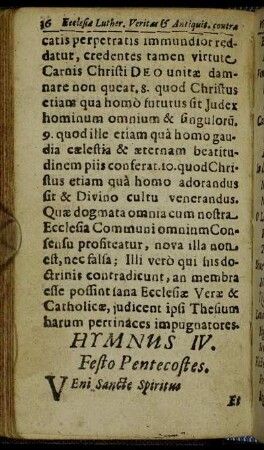 Hymnus IV. Festo Pentecostes.