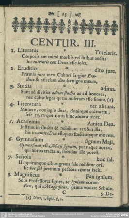 Centur. III.
