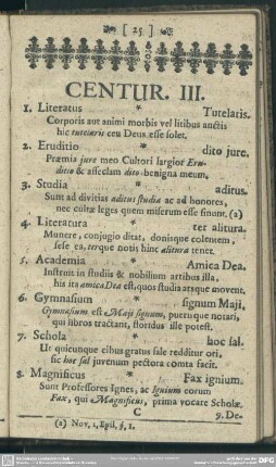 Centur. III.