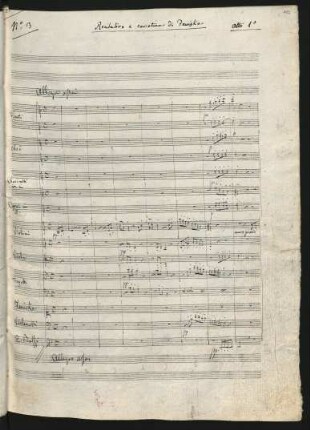 No. 3. Recitativo e Cavatina di Faniska