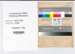 Entnazifizierung Otto Hoepken , geb. 01.07.1895 (Stadtinspektor)