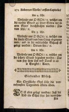 172-185, Siebender Absatz