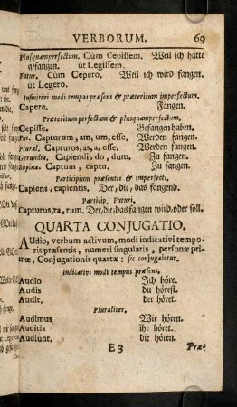 69-80, Quarta Conjugatio