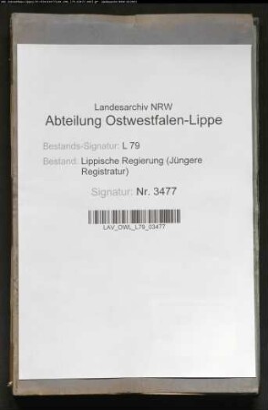 Kommunalwegebau Voranschläge und Rechnung des Amtes Horn, Band 2