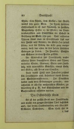 Der Oestreichische Kreis