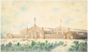 Hauptbahnhof, Frankfurt/Main: Perspektivische Ansicht