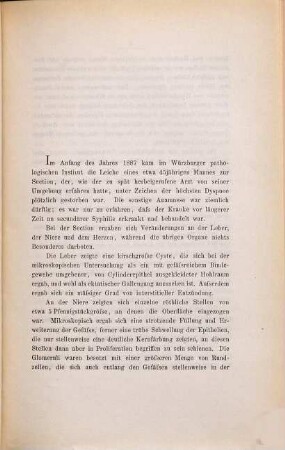 Über einen Fall von Syphilis des Myocardiums...