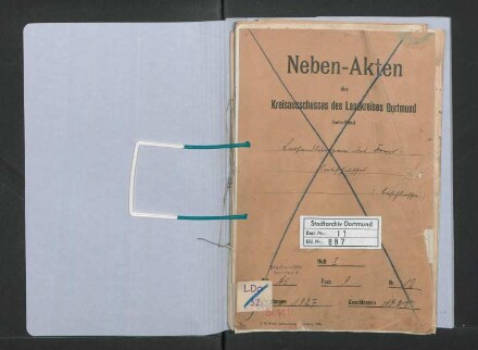Verhandlungen des Kreisausschusses des Landkreises Dortmund