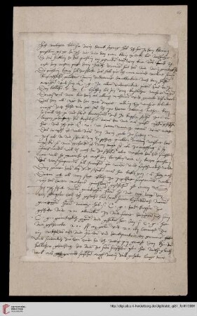 Brief Albrecht Dürers an Georg Spalatin