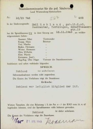 Rohland, Emil